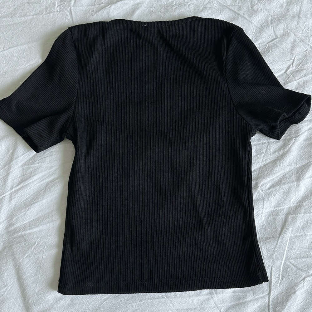 Zara Ribbed Top - Picture 3 of 3